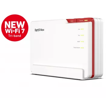 Box FRITZ! 5690 Pro International router WLAN 2,5 Gigabit Ethernet tri-band (2,4 GHz / 5 GHz / 6 GHz) bianco