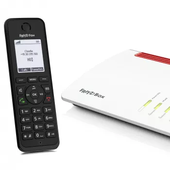 Telefono DECT AVM FRITZ! Fon M3 International — cordless, identificazione chiamante, vivavoce, 1 cordless, rubrica da 1000 voci