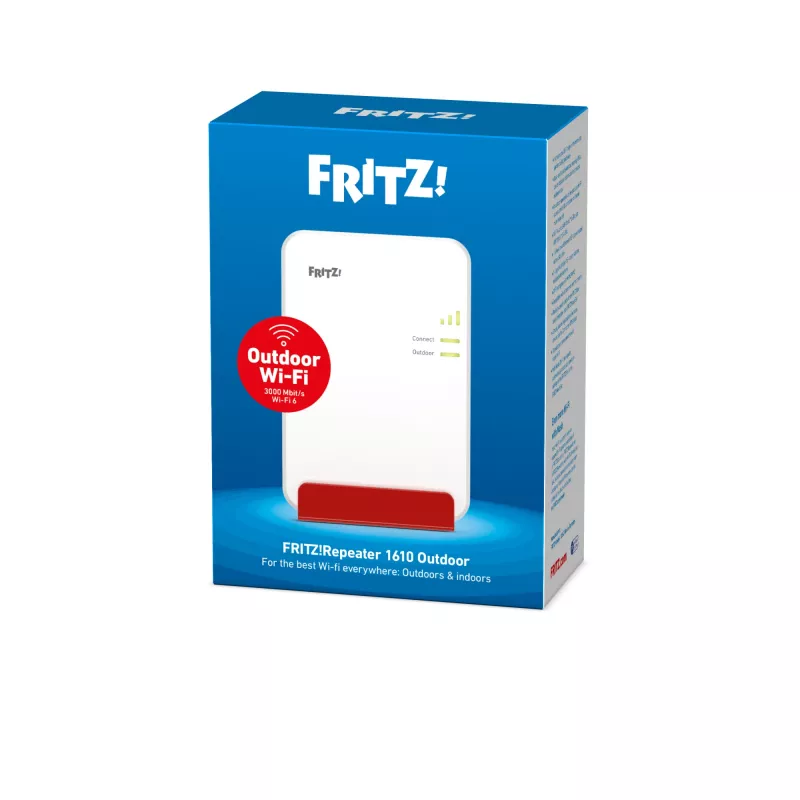 Repeater FRITZ!Repeater 1610 Outdoor repeater di rete 3000 Mbit/s bianco
