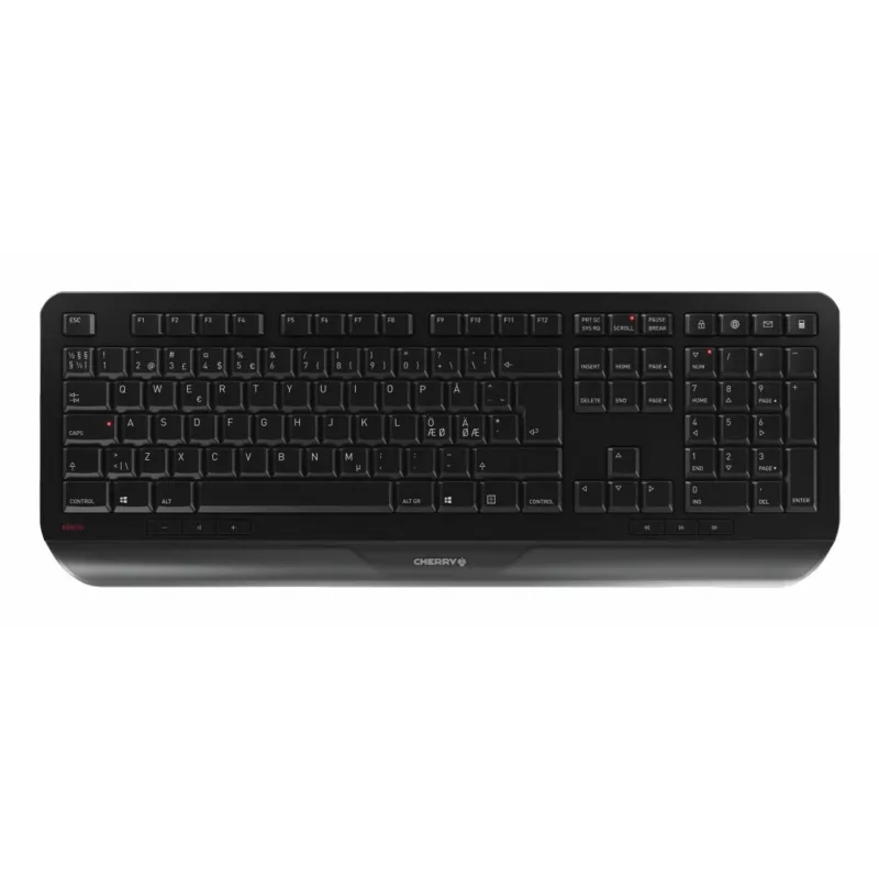 CHERRY GENTIX DESKTOP, full-size (100%), wireless, RF wireless, QWERTY, nero, mouse incluso