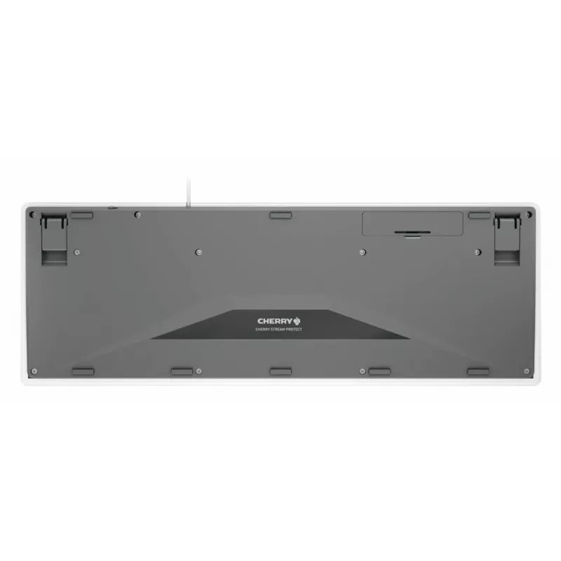 Contour Design STREAM PROTECT, Full-size (100%), con filo, USB, interruttore a forbice, QWERTY, bianco