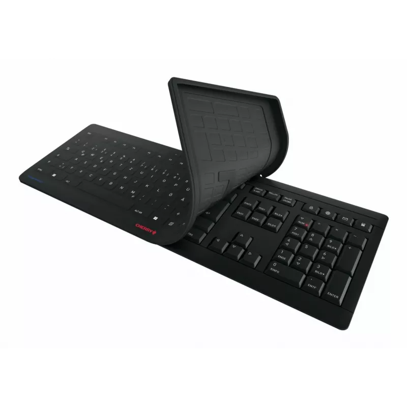 Contour Design STREAM PROTECT WIRELESS, Full-size (100%), wireless, RF wireless, interruttore a forbice, QWERTY, nero