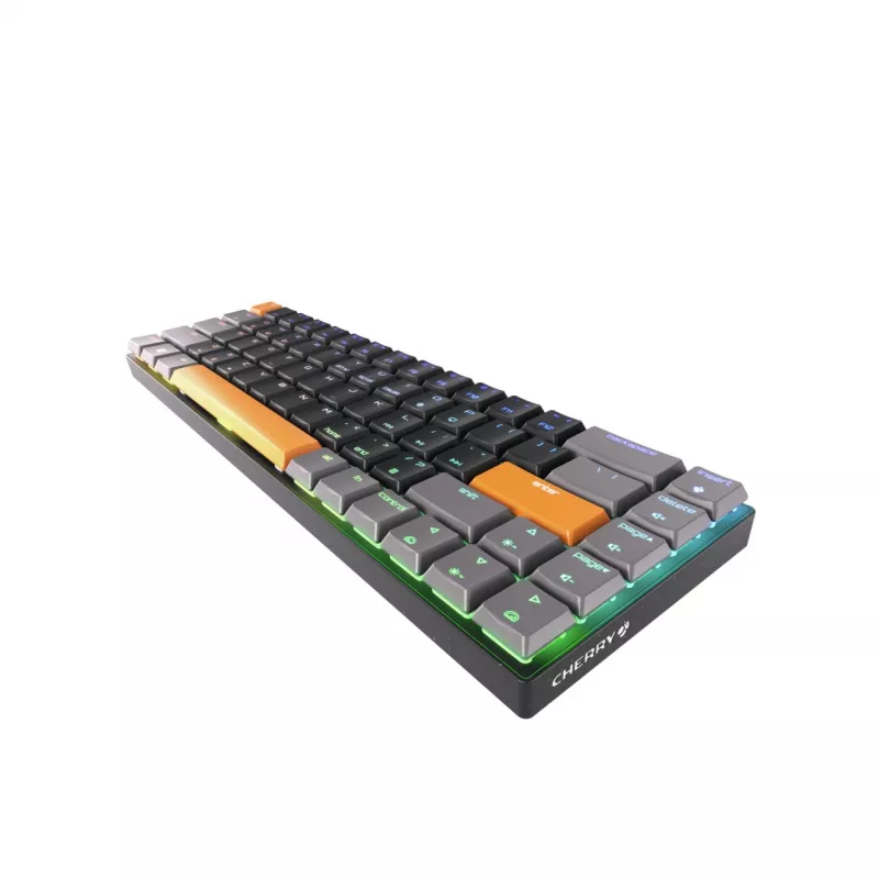 Tastiera gaming compatta CHERRY MX-LP 2.1 wireless RF + Bluetooth QWERTY US inglese nero