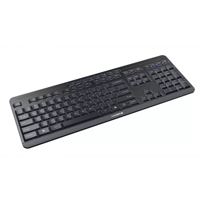 Tastiera e mouse CHERRY Stream desktop ultimate inclusi home/office USB + RF wireless + Bluetooth QWERTY inglese nero