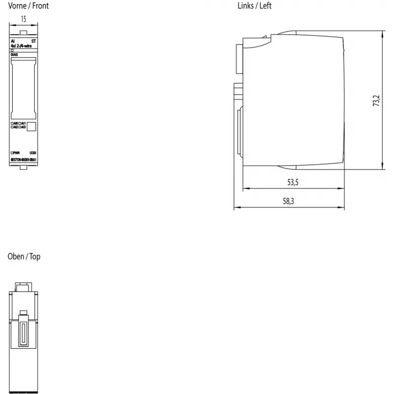 Siemens 6ES7134-6GD01-0BA1 modulo I/O digitale/analogico