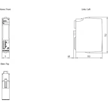 Siemens 6ES7131-6BH01-0BA0 alimentatore per interni multicolore