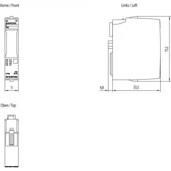 Siemens 6ES7132-6BF01-0BA0 alimentatore per interni multicolore
