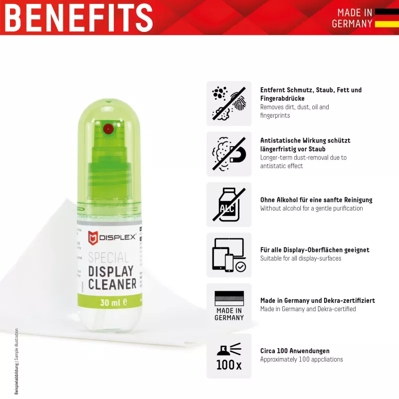 Spray per la pulizia dei dispositivi Displex Special Display Cleaner