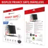 Displex PRIVACY SAFE filtro privacy rimovibile a 2 vie per laptop/notebook (senza cornice/frameless) 14