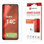 Displex Smart Glass (9H) per Xiaomi Redmi 14C, adesivo di montaggio, infrangibile