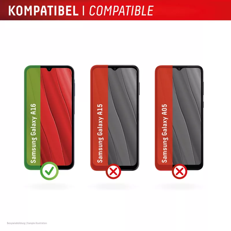 Displex protezione display (10H) per Samsung Galaxy A16, cornice di montaggio Eco, antigraffio