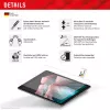 Displex Tablet Glass (9H) per Samsung Galaxy Tab S10+, cornice di montaggio Eco, infrangibile