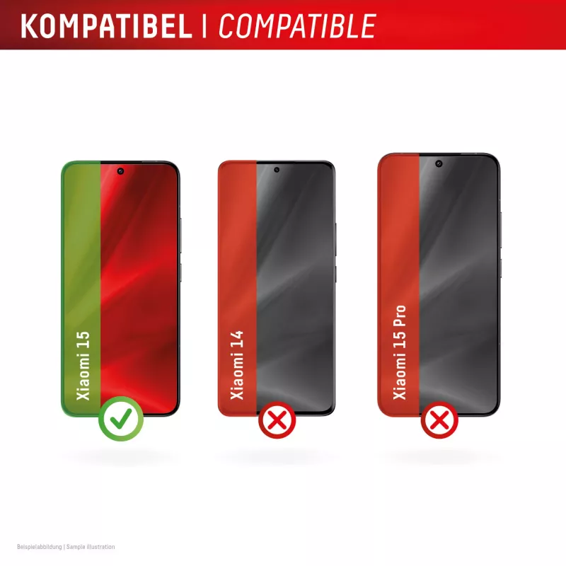 Displex pellicola protettiva display (10H) per Xiaomi 15, cornice di montaggio Eco, antigraffio