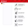 Displex Smart Glass (9H) per Xiaomi Redmi Note 14, adesivo di montaggio, infrangibile