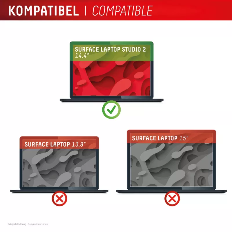 Displex PRIVACY SAFE filtro privacy magnetico a 2 vie Surface Laptop Studio 2 14,4 pollici