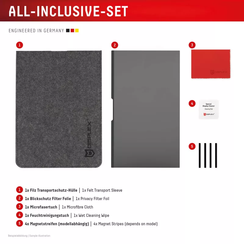Displex PRIVACY SAFE filtro privacy magnetico a 2 vie Surface Laptop Studio 2 14,4 pollici
