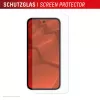 Displex vetro protettivo display + custodia per Google Pixel 9a — vetro temperato, cornice di montaggio Eco, trasparente, antigraffio