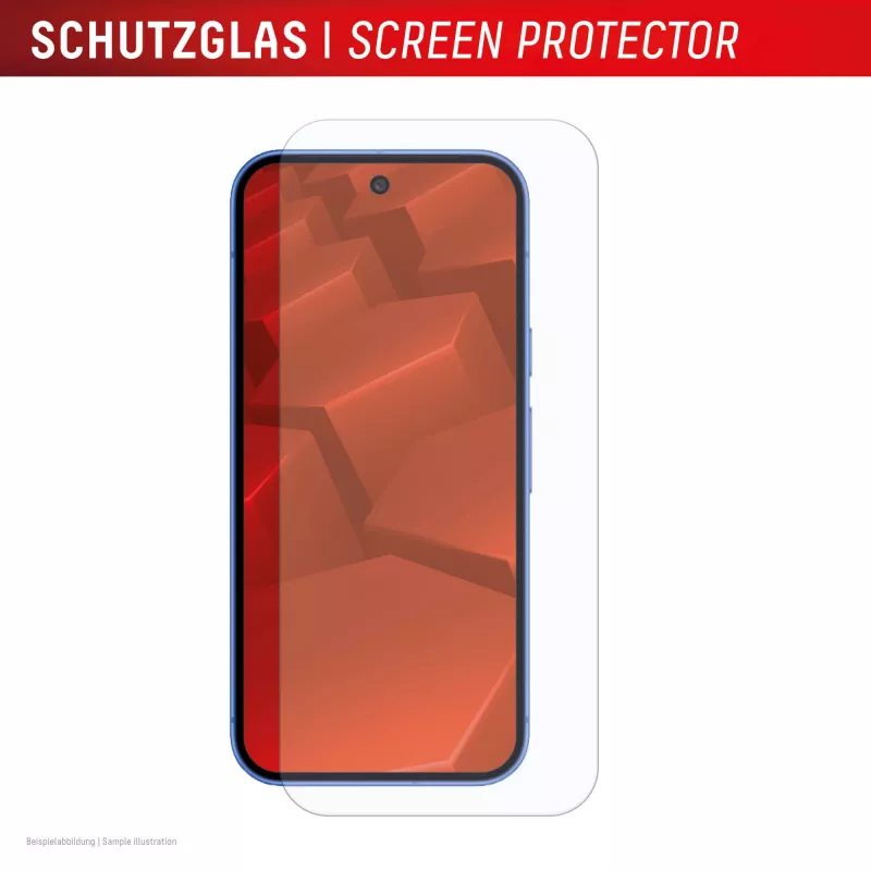 Pellicola protettiva display in vetro temperato con custodia per Google Pixel 10 di e.v.i. (DISPLEX vetro reale + custodia)
