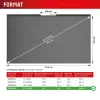 Filtro privacy e.v.i. Displex PRIVACY SAFE magnetico 2 vie per laptop / notebook 16 pollici (16:10), senza cornice, lucido/opaco, 3H