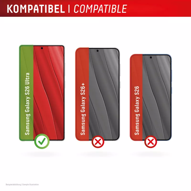Displex pellicola protettiva display + custodia per Samsung S26 Ultra, antigraffio