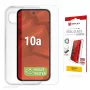 Pellicola protettiva display e custodia e.v.i. per Google Pixel 10a — vetro temperato, trasparente, antigraffio e antiurto