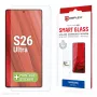 Displex Smart Glass (9H) per Samsung S26 Ultra, infrangibile, Samsung, Galaxy S26 Ultra, applicazione a secco, resistente alla rottura, idrorepellente allo sporco, antigraffio, trasparente, 1 pezzo