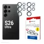 Vetro per lenti della fotocamera a copertura totale per Galaxy S26 Ultra di e.v.i., vetro temperato 10H, antipolvere/antiurto/antigraffio, montaggio rapido, confezione da 2