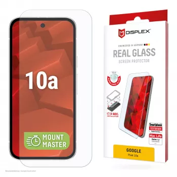 e.v.i. Displex vetro temperato protezione display 10H per Google Pixel 10a, trasparente, antigraffio e antiurto
