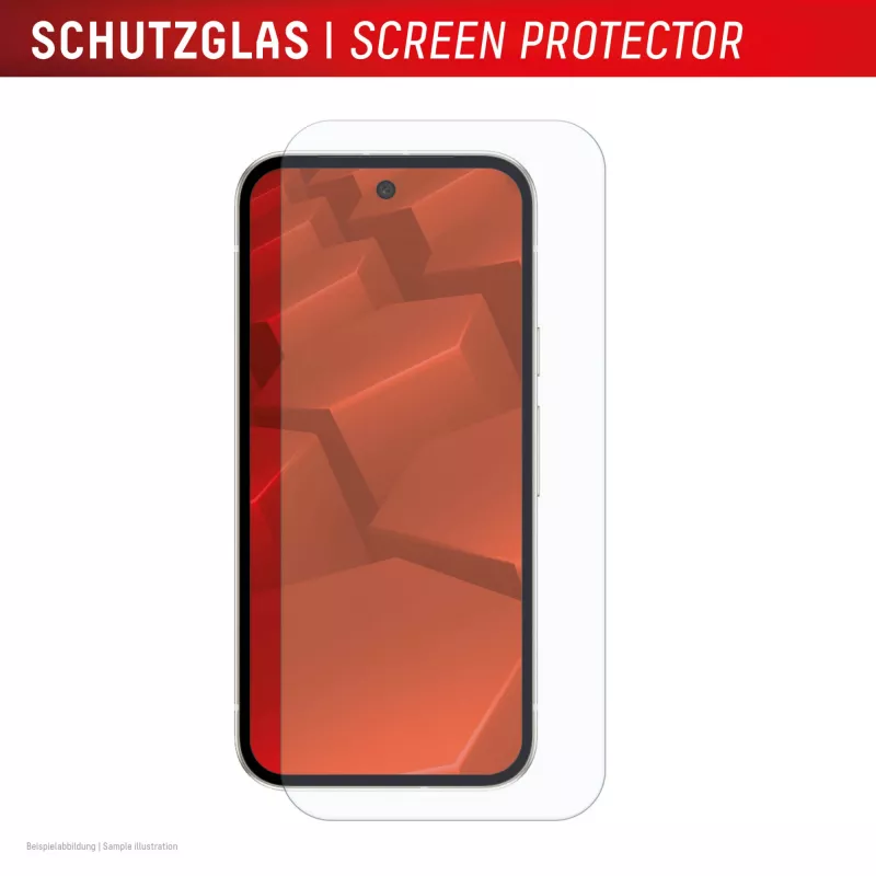 e.v.i. Displex vetro temperato protezione display 10H per Google Pixel 10a, trasparente, antigraffio e antiurto