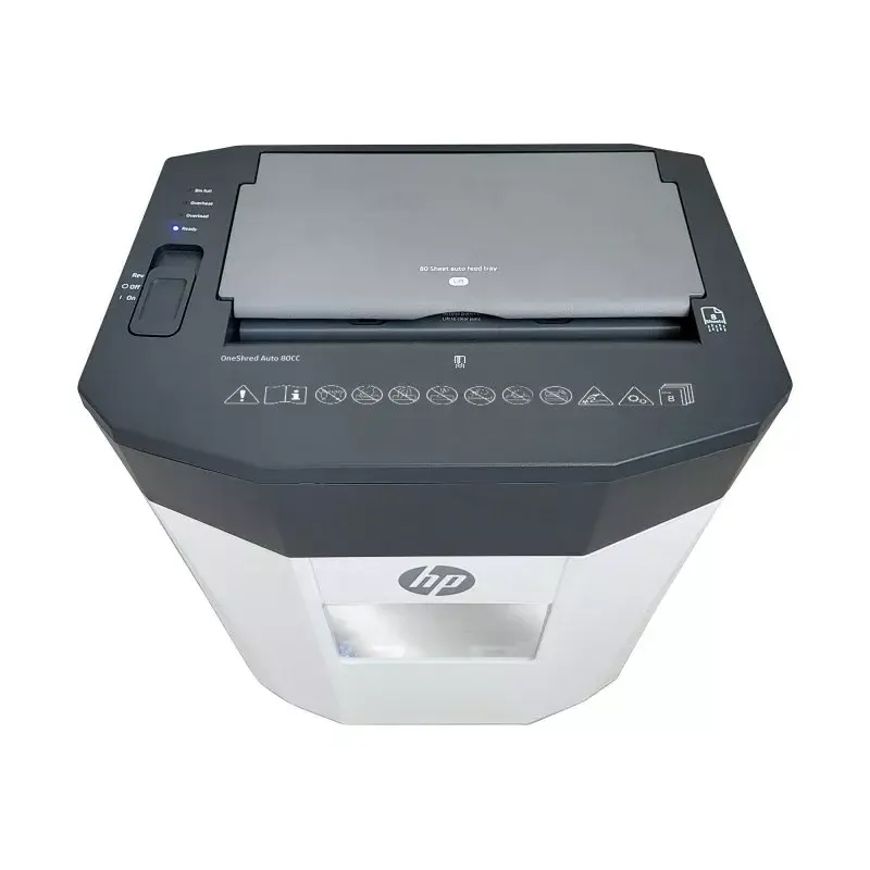 HP OneShred Auto 80CC distruggidocumenti taglio incrociato 68 dB 22 cm bianco