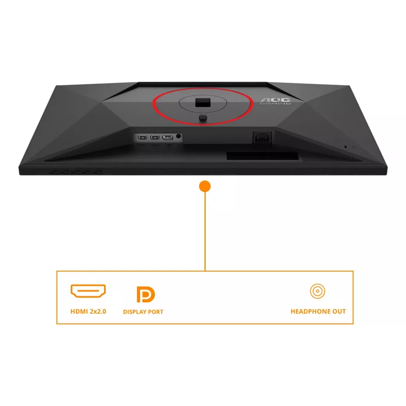 AOC G4 27G4ZR monitor per computer 68,6 cm (27 pollici) 1920 x 1080 pixel Full HD LED nero, rosso