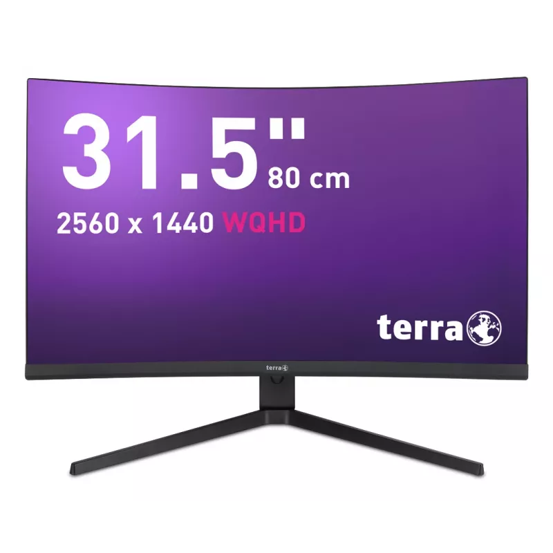 TERRA 3285W monitor per computer 80 cm (31,5 pollici) 2560 x 1440 pixel Wide Quad HD LCD nero
