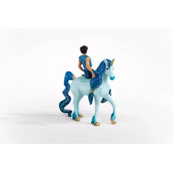 schleich BAYALA Aryon sull'unicorno, 5 anno/i, Elfi del Sole, Unicorni & Fate, Multicolore