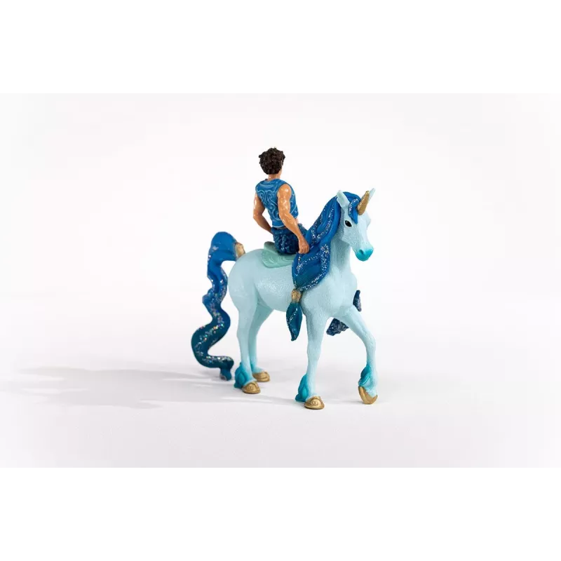 schleich BAYALA Aryon sull'unicorno, 5 anno/i, Elfi del Sole, Unicorni & Fate, Multicolore