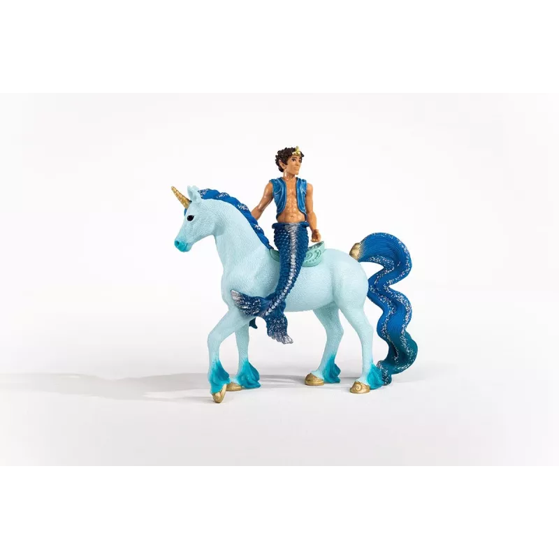 schleich BAYALA Aryon sull'unicorno, 5 anno/i, Elfi del Sole, Unicorni & Fate, Multicolore