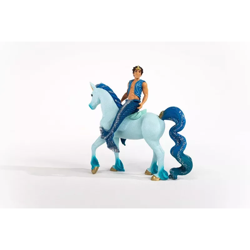 schleich BAYALA Aryon sull'unicorno, 5 anno/i, Elfi del Sole, Unicorni & Fate, Multicolore