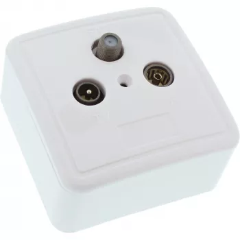 InLine presa per antenna schermata set AP/UP InLine 69983