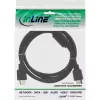 InLine cavo HDMI High Speed connettore maschio + ferrite nero 1,8 m, 1,8 m, HDMI Type-A (standard), HDMI Type-A (standard), Nero