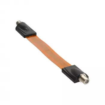 Passacavo per finestra InLine cavo SAT extra piatto per connettore F, 0,11 m cavo, 23×265×12 mm
