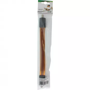 Passacavo per finestra InLine cavo SAT extra piatto per connettore F, 0,11 m cavo, 23×265×12 mm