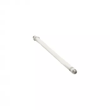 Passacavo per finestra per cavo SAT InLine connettore F maschio–maschio, bianco, 21×220×13 mm