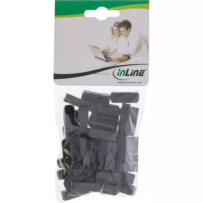 InLine tappo parapolvere per connettore DVI femmina nero 50 pz. 59948G
