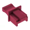 InLine tappo parapolvere per connettore RJ45 femmina, rosso scuro, 10 pz.