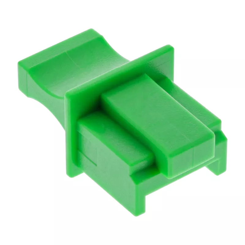 InLine tappo parapolvere per connettore RJ45 femmina, verde, 100 pz.