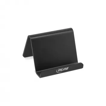 InLine supporto per smartphone e cellulare da scrivania, supporto passivo, nero