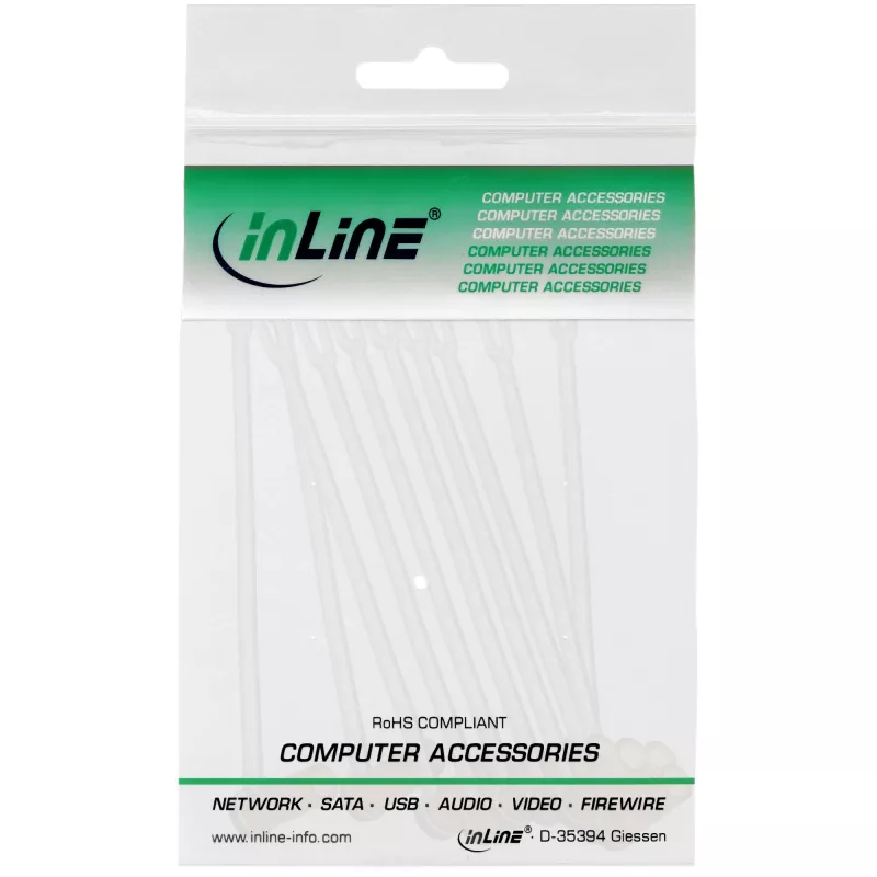 InLine tappo parapolvere per connettore in fibra ottica ST o simplex SC, 10 pz.