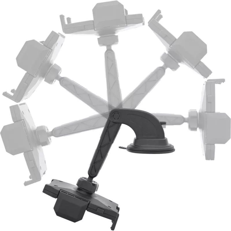 Supporto auto per smartphone InLine ONE CLICK EASY II — supporto passivo universale, nero