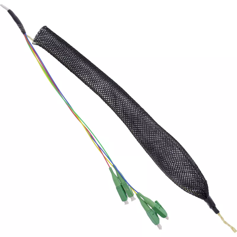 Presa di connessione FTTH InLine preassemblata 4x LC/APC 9/125µm 40 m
