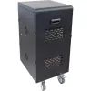 Organizer per stazione di ricarica InLine 31516E autoportante acciaio nero