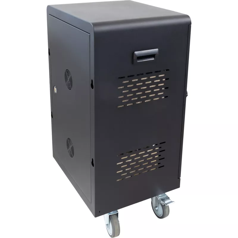 Organizer per stazione di ricarica InLine 31516E autoportante acciaio nero